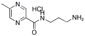 2-[(5-METHYLPYRAZINE-2-CARBONYL)AMINO]PROPYLAMINE HYDROCHLORIDE Struktur