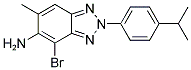 4-BROMO-2-(4-ISOPROPYLPHENYL)-6-METHYL-2H-1,2,3-BENZOTRIAZOL-5-AMINE Struktur