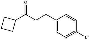 2-(4-BROMOPHENYL)ETHYL CYCLOBUTYL KETONE Struktur