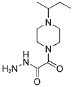 (4-SEC-BUTYL-PIPERAZIN-1-YL)-OXO-ACETIC ACID HYDRAZIDE Struktur