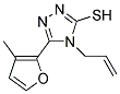 4-ALLYL-5-(3-METHYL-FURAN-2-YL)-4H-[1,2,4]TRIAZOLE-3-THIOL Struktur