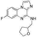 7-FLUORO-N-(TETRAHYDROFURAN-2-YLMETHYL)IMIDAZO[1,2-A]QUINOXALIN-4-AMINE Struktur