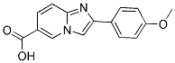 2-(4-METHOXYPHENYL)IMIDAZO[1,2-A]PYRIDINE-6-CARBOXYLIC ACID Struktur