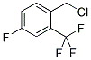 2-TRIFLUOROMETHYL-4-FLUOROBENZYL CHLORIDE Struktur