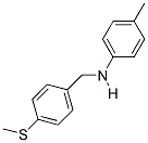 N-(4-METHYLPHENYL)-N-(4-(METHYLTHIO)BENZYL)AMINE Struktur