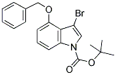 4-BENZYLOXY-3-BROMOINDOLE-1-CARBOXYLIC ACID TERT-BUTYL ESTER Struktur