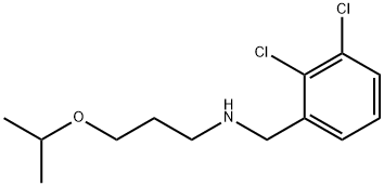 (2,3-DICHLORO-BENZYL)-(3-ISOPROPOXY-PROPYL)-AMINE Struktur