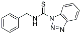 BENZOTRIAZOLE-1-CARBOTHIOIC ACID BENZYLAMIDE Struktur