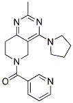 2-METHYL-6-(PYRIDIN-3-YLCARBONYL)-4-PYRROLIDIN-1-YL-5,6,7,8-TETRAHYDROPYRIDO[4,3-D]PYRIMIDINE Struktur