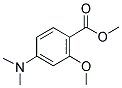 4-DIMETHYLAMINO-2-METHOXYBENZOIC ACID METHYL ESTER Struktur