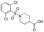 1-[(2,6-DICHLOROPHENYL)SULFONYL]PIPERIDINE-4-CARBOXYLIC ACID Struktur