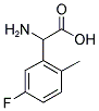 5-FLUORO-2-METHYL-DL-PHENYLGLYCINE Struktur