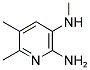 2-AMINO-5,6-DIMETHYL-3-METHYLAMINOPYRIDINE Struktur