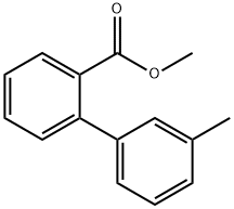 METHYL 3'-METHYL[1,1'-BIPHENYL]-2-CARBOXYLATE Struktur