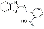 2-[(1,3-BENZOTHIAZOL-2-YLTHIO)METHYL]BENZOIC ACID Struktur