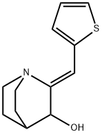 2-(2-THIENYLMETHYLENE)-3-QUINUCLIDINOL Struktur