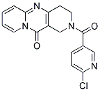 2-[(6-CHLOROPYRIDIN-3-YL)CARBONYL]-1,2,3,4-TETRAHYDRO-11H-DIPYRIDO[1,2-A:4',3'-D]PYRIMIDIN-11-ONE Struktur