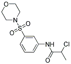 2-CHLORO-N-[3-(MORPHOLINE-4-SULFONYL)-PHENYL]-PROPIONAMIDE Struktur