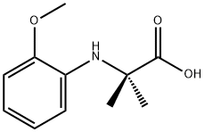 2-(2-METHOXY-PHENYLAMINO)-2-METHYL-PROPIONIC ACID Struktur