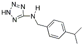 N-(4-ISOPROPYLBENZYL)-2H-TETRAZOL-5-AMINE Struktur