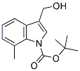 3-HYDROXYMETHYL-7-METHYLINDOLE-1-CARBOXYLIC ACID TERT-BUTYL ESTER Struktur