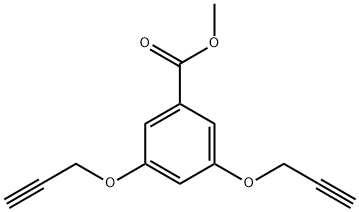 METHYL 3,5-BIS(2-PROPYNYLOXY)BENZENECARBOXYLATE Struktur