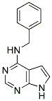 6-BENZYLAMINO-7-DEAZAPURINE Struktur