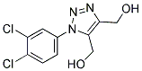 [1-(3,4-DICHLOROPHENYL)-4-(HYDROXYMETHYL)-1H-1,2,3-TRIAZOL-5-YL]METHANOL Struktur