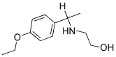 2-[1-(4-ETHOXY-PHENYL)-ETHYLAMINO]-ETHANOL Struktur