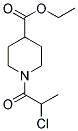 ETHYL 1-(2-CHLOROPROPANOYL)PIPERIDINE-4-CARBOXYLATE Struktur