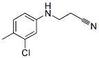 3-(3-CHLORO-4-METHYL-PHENYLAMINO)-PROPIONITRILE Struktur