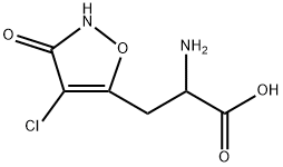 (RS)-2-AMINO-3-(4-CHLORO-3-HYDROXY-5-ISOXAZOLYL)PROPIONIC ACID Struktur