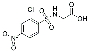 (2-CHLORO-4-NITRO-BENZENESULFONYLAMINO)-ACETIC ACID Struktur