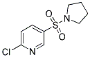 2-CHLORO-5-(PYRROLIDIN-1-YLSULFONYL)PYRIDINE Struktur