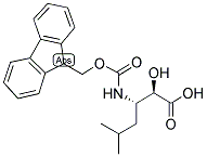 FMOC-(2R,3S)-3-AMINO-2-HYDROXY-5-METHYLHEXANOIC ACID Struktur