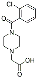 [4-(2-CHLORO-BENZOYL)-PIPERAZIN-1-YL]-ACETIC ACID Struktur