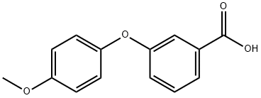 3-(4-METHOXYPHENOXY)BENZOIC ACID Struktur