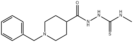 2-[(1-BENZYL-4-PIPERIDINYL)CARBONYL]-N-METHYL-1-HYDRAZINECARBOTHIOAMIDE Struktur