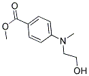 4-[(2-HYDROXY-ETHYL)-METHYL-AMINO]-BENZOIC ACID METHYL ESTER Struktur