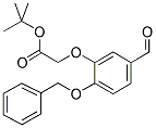 3 TERT-BUTYLOXYCARBONYLMETHYL OXO-4-BENZYLOXY-BENZALDEHYDE Struktur