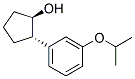 TRANS-2-(3-ISO-PROPOXYPHENYL)CYCLOPENTANOL Struktur