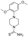 4-(2,5-DIMETHOXYPHENYL)PIPERAZINE-1-CARBOTHIOAMIDE Struktur