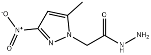 (5-METHYL-3-NITRO-PYRAZOL-1-YL)-ACETIC ACID HYDRAZIDE Struktur