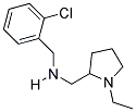 1-(2-CHLOROPHENYL)-N-((1-ETHYLPYRROLIDIN-2-YL)METHYL)METHANAMINE Struktur