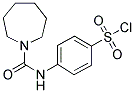 4-[(AZEPANE-1-CARBONYL)-AMINO]-BENZENESULFONYL CHLORIDE Struktur