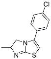 3-(4-CHLOROPHENYL)-6-METHYL-5,6-DIHYDROIMIDAZO[2,1-B][1,3]THIAZOLE Struktur