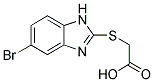 [(5-BROMO-1H-BENZIMIDAZOL-2-YL)THIO]ACETIC ACID Struktur