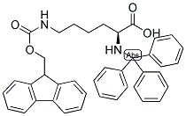 N-ALPHA-TRITYL-N-EPSILON-(9-FLUORENYLMETHYLOXYCARBONYL)-L-LYSINE Struktur