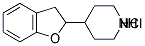 4-[2-(2,3-DIHYDRO-BENZO-[B]FURYL)]PIPERIDINE HCL Struktur