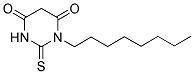 1-OCTYL-2-THIOXO-DIHYDRO-PYRIMIDINE-4,6-DIONE Struktur